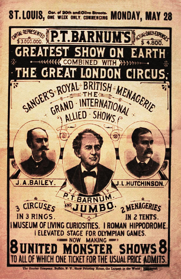 PT Barnums Greatest Show on Earth Photograph by Bill Cannon Fine Art