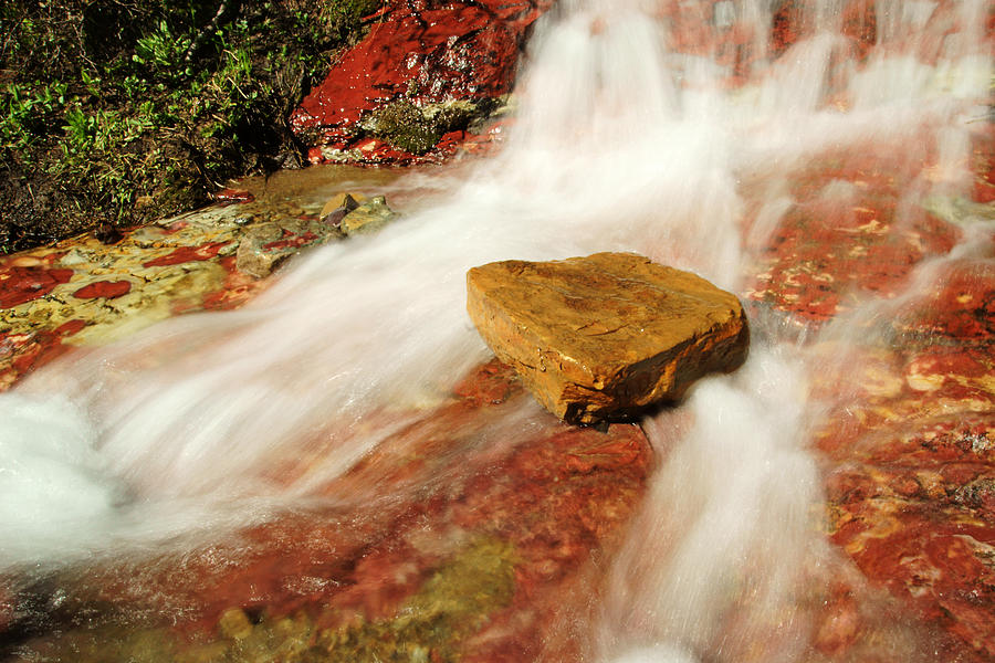 Ptarmigan Trail Waterfall Photograph by Daniel Woodrum