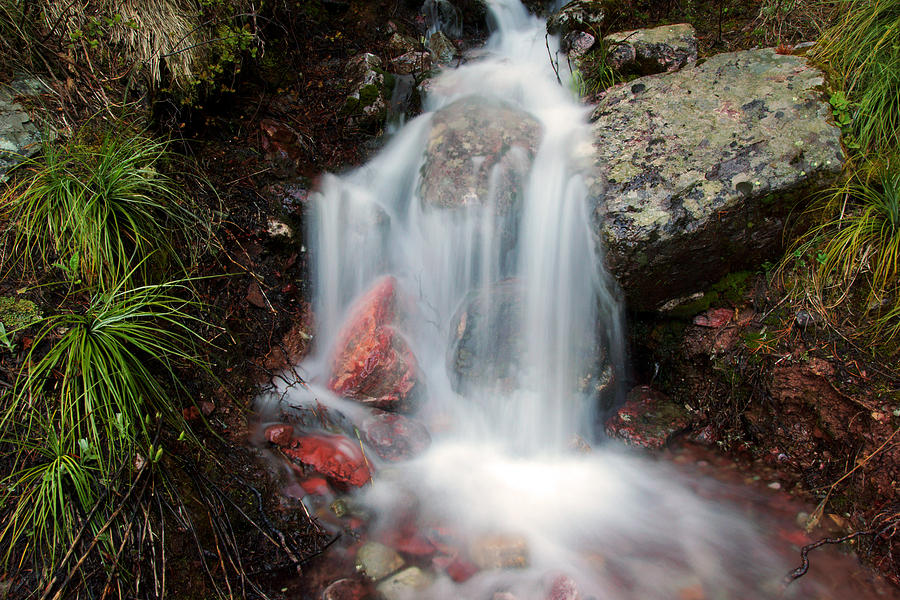 Ptarmigan Trail Waterfall No.2 Photograph by Daniel Woodrum