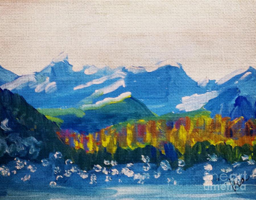 Mountain Painting - ptg. Mountain Air by Judy Via-Wolff