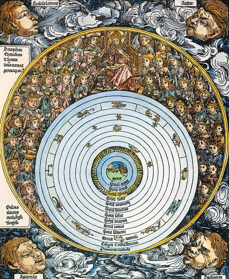 Ptolemaic Universe, 1493 Photograph by Granger
