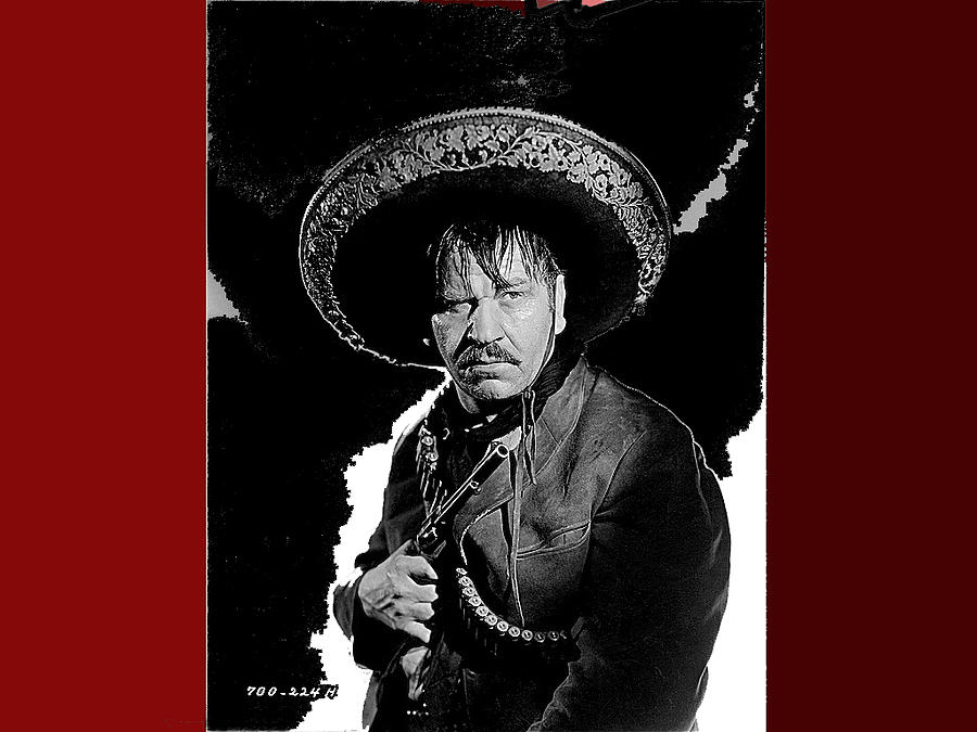 Publicity photo Wallace Beery as Pancho Villa in Viva Villa 1934-2013  Photograph by David Lee Guss
