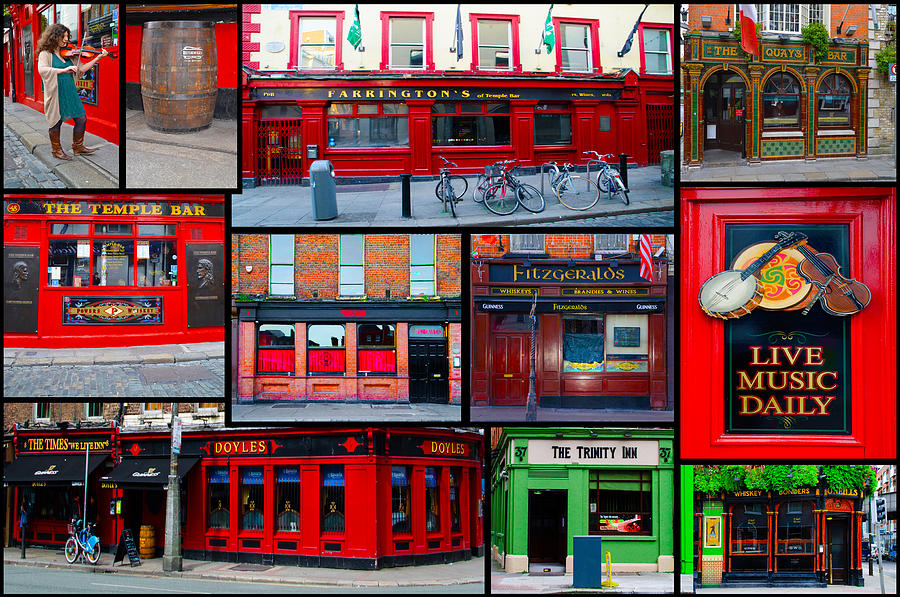 Pubs of Dublin Photograph by Bill Cannon