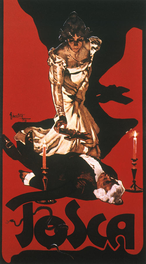 Puccini Tosca Poster, 1900 Painting by Granger