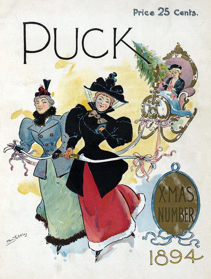 Puck Christmas, 1894 Photograph by Science Source