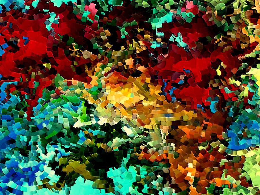 Contemporary Painting - Puddle By Rafi Talby by Rafi Talby Contemporary Painting - Puddle By Rafi Talby by Rafi Talby