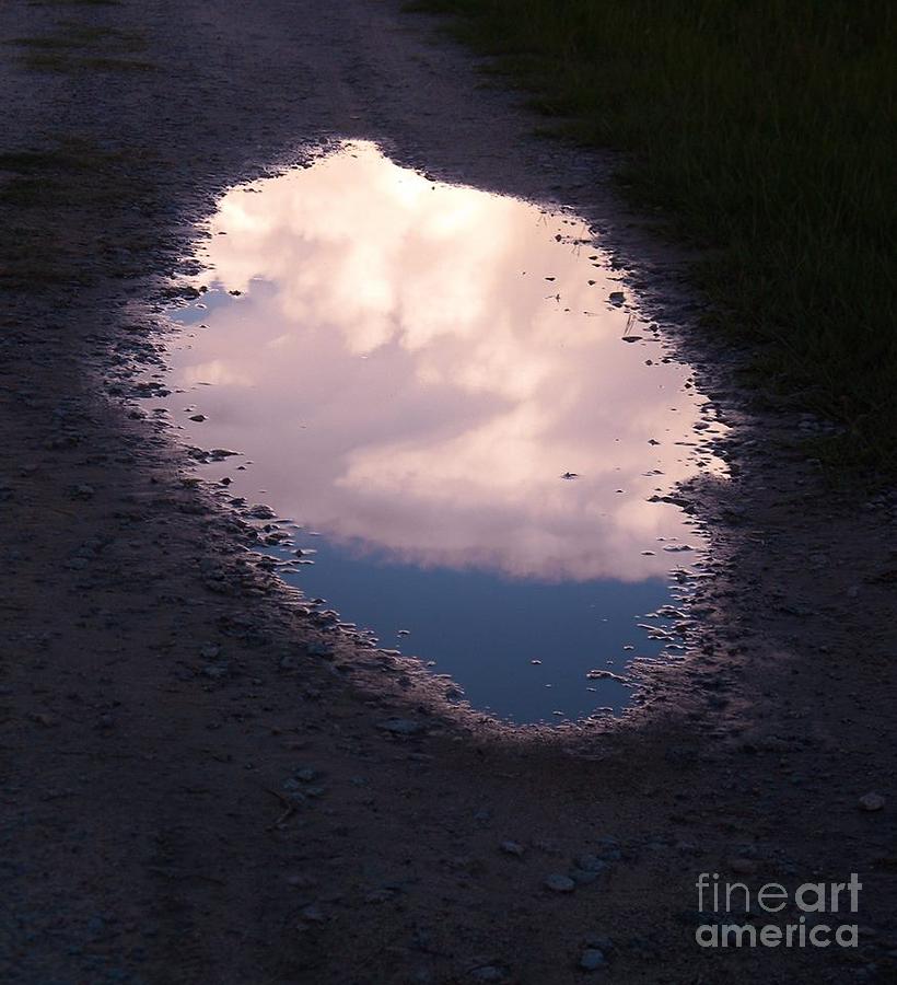 Puddle Of Clouds Digital Art by Matthew Seufer