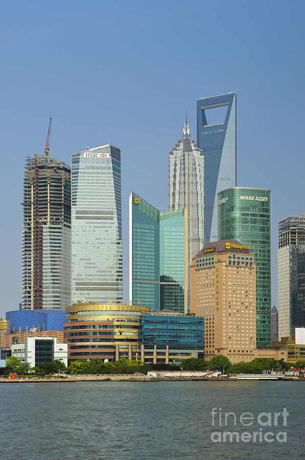 Pudong Skyline Photograph by John Shaw