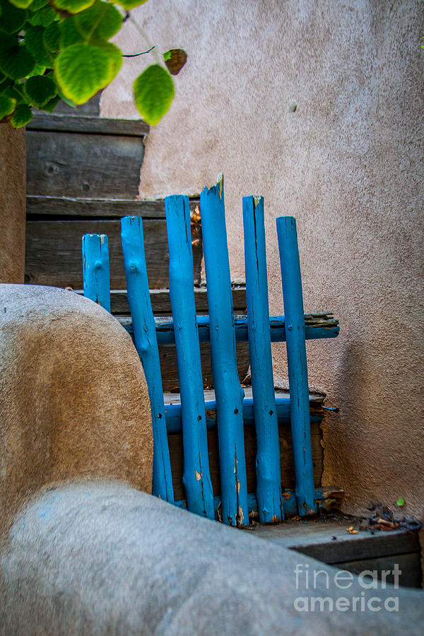 Santa Fe Photograph - Pueblo Blue by Jim McCain