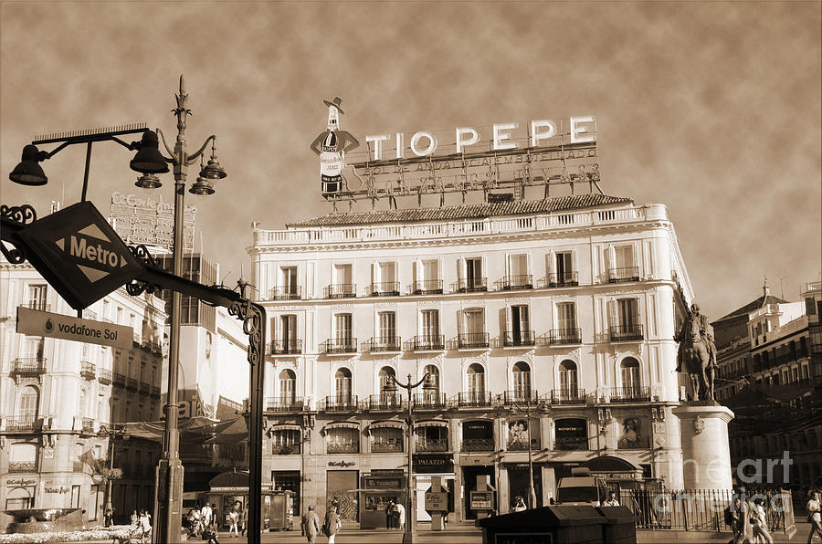 Puerta del Sol vintage look Photograph by RicardMN Photography