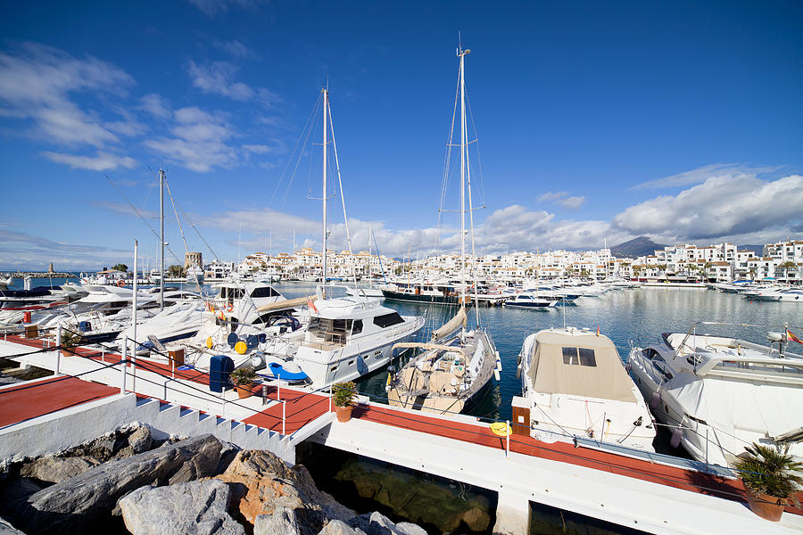 Puerto Banus Marina in Spain Photograph by Artur Bogacki