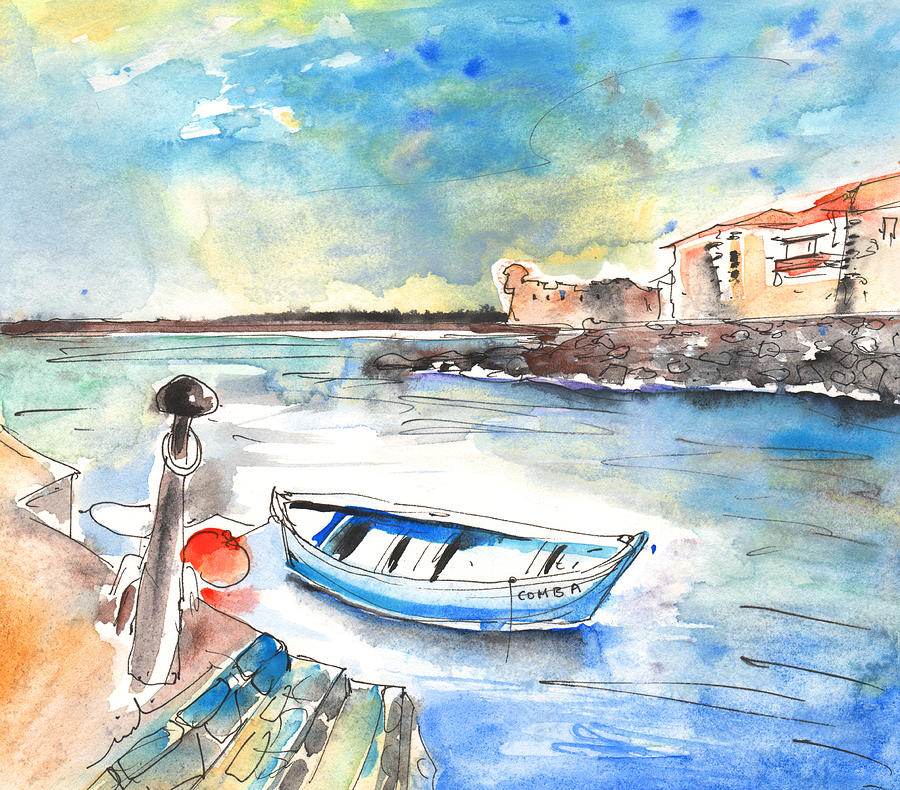 Puerto de La Cruz 02 Painting by Miki De Goodaboom