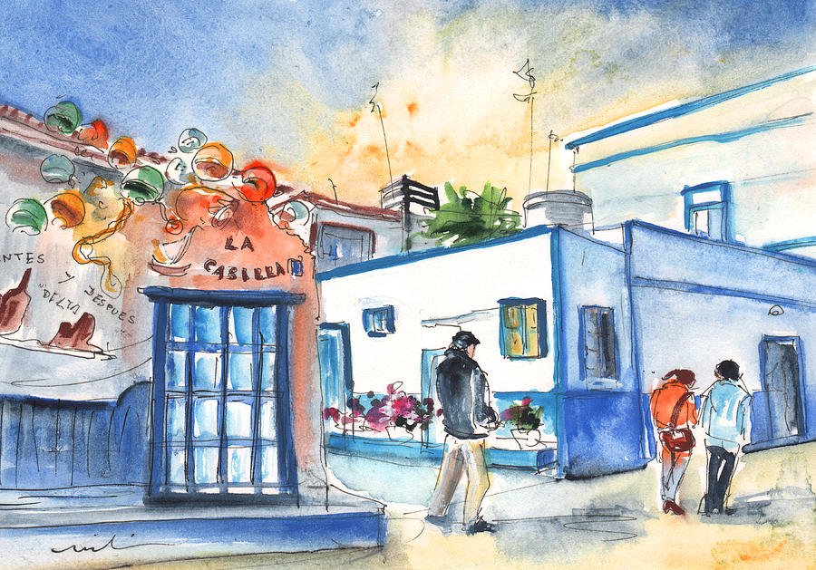 Puerto De Las Nieves 01 Painting by Miki De Goodaboom