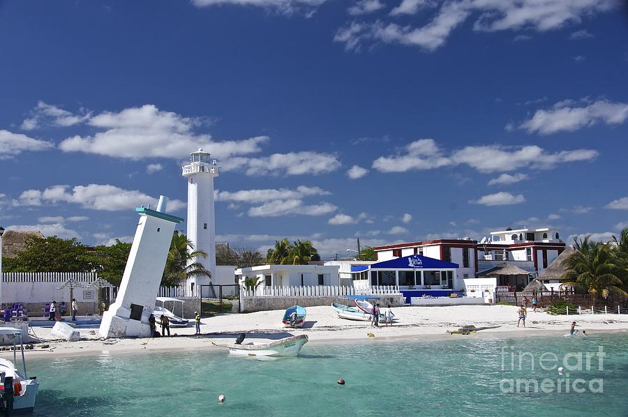 Puerto Morelos Lighthouses Photograph by Sean Griffin