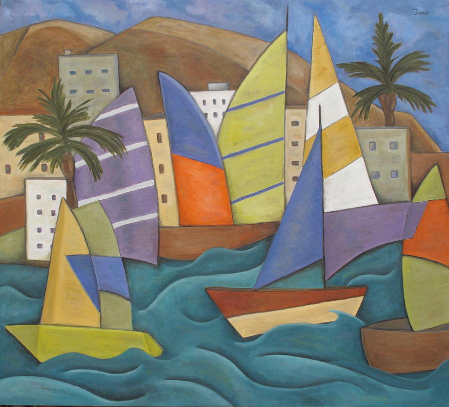 Puerto Nuevo Painting by Trish Toro