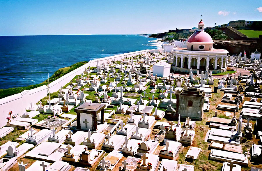 Puerto Rican Cemetery Digital Art by Kara  Stewart