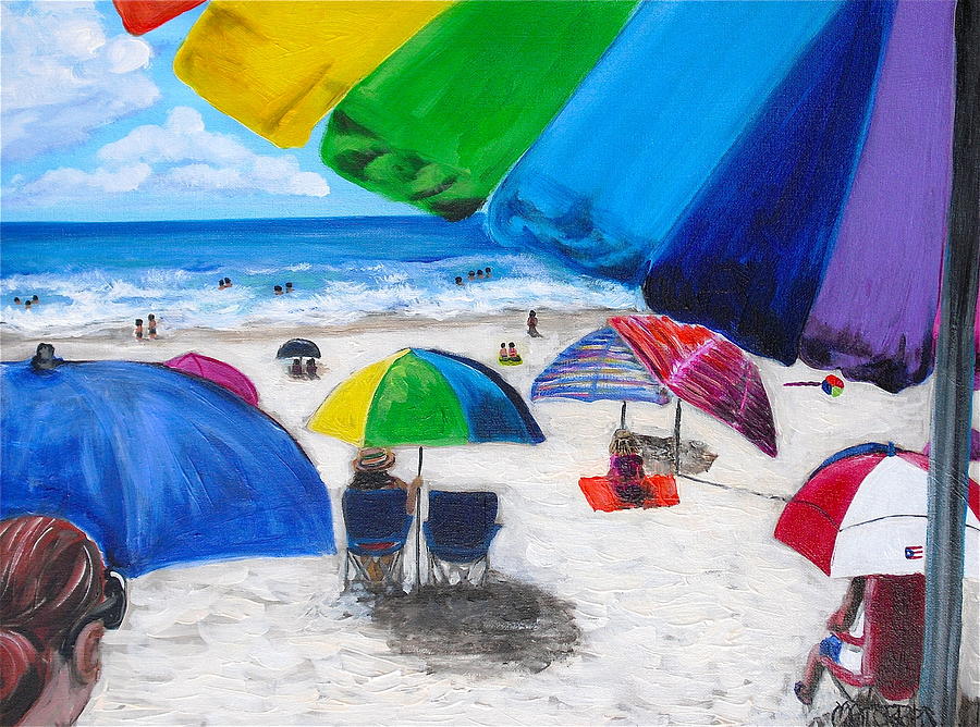 Puerto Rico Beach Painting by Melissa Torres
