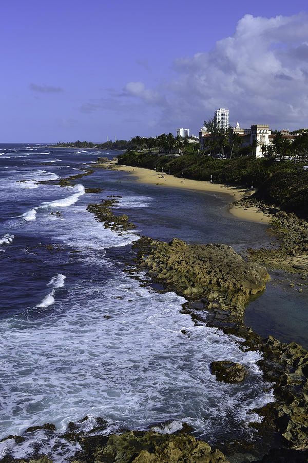 Nature Photograph - Puerto Rico Coastline by Bonnie Leigh Delar