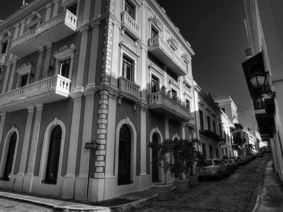 Puerto Rico - Old San Juan 004 BW Photograph by Lance Vaughn