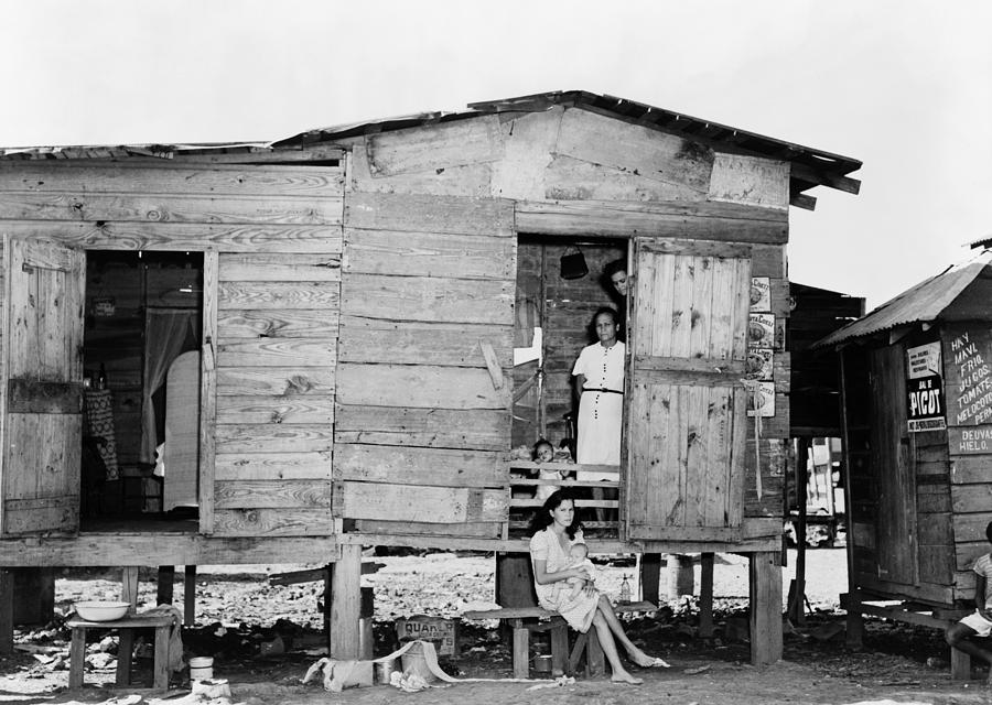 Puerto Rico Slum, 1941 Photograph by Granger