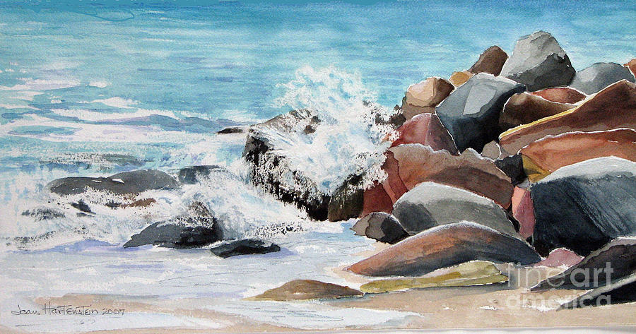 Puerto Vallarta Painting - Puerto Vallarta Rocks by Joan Hartenstein