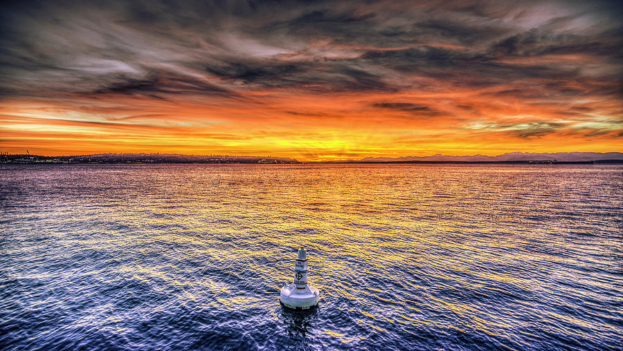 Puget Sound Sunset Photograph by Spencer McDonald
