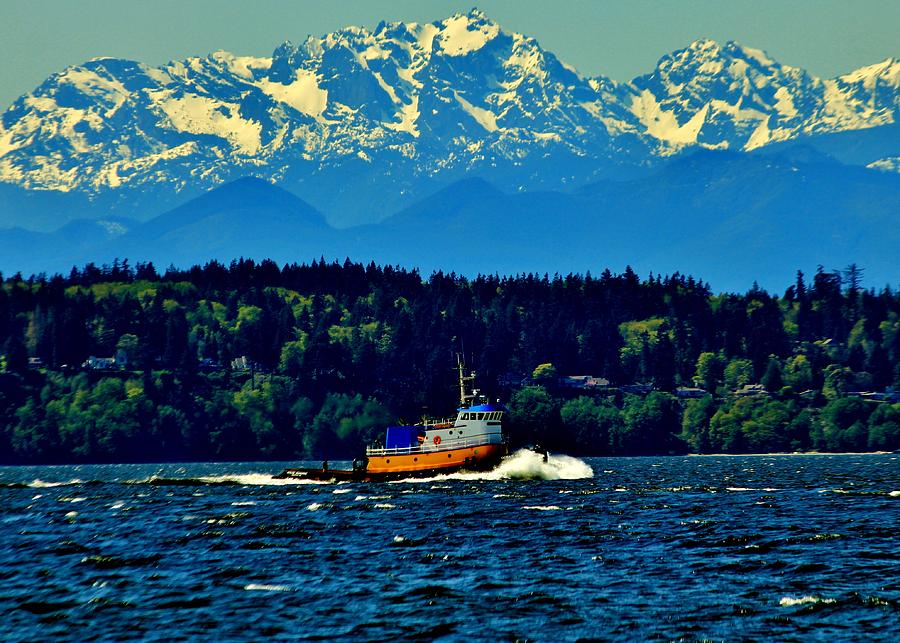 Puget Sound Tugboat Photograph by Benjamin Yeager