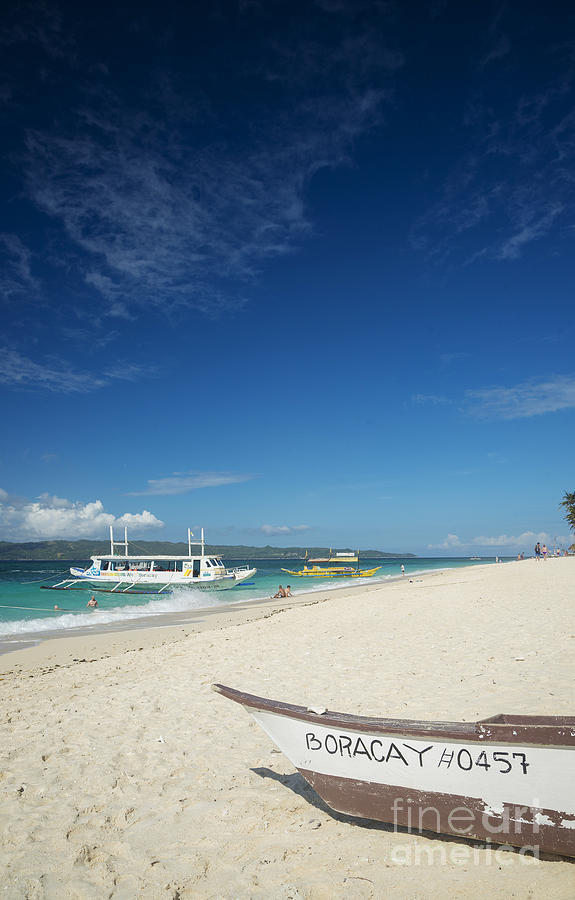 Puka Tropical Paradise Beach In Boracay Philippines Photograph by JM Travel Photography