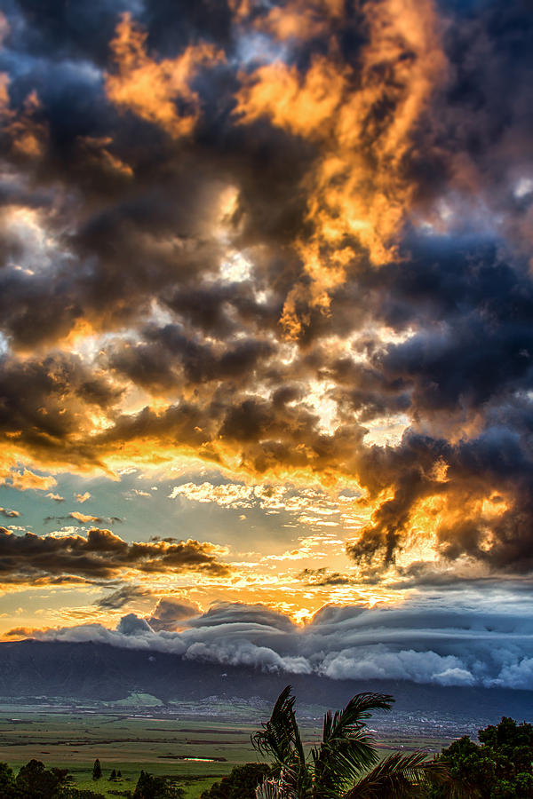 Pukalani Sunset 2 Photograph by Mike Neal