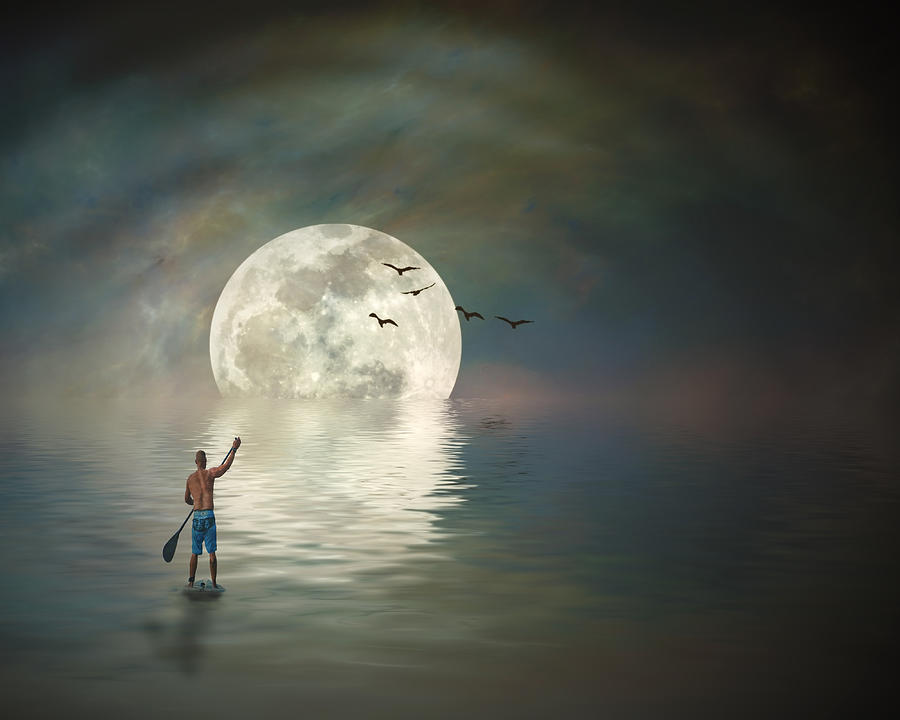 Pull of the Moon Photograph by Stephen Warren - Fine Art America