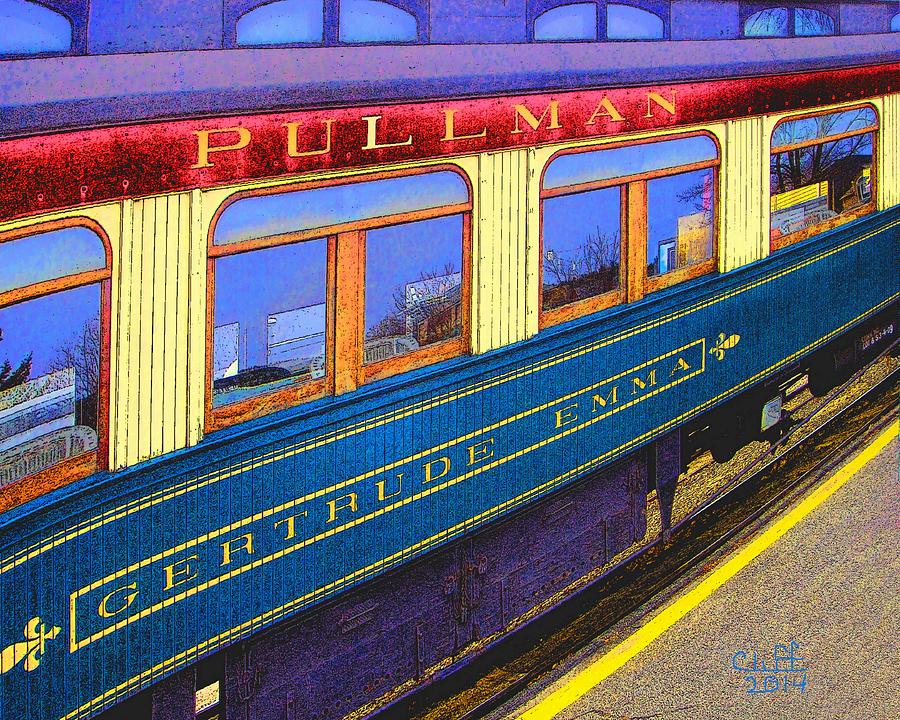 Train Painting - Pullman by Cliff Wilson