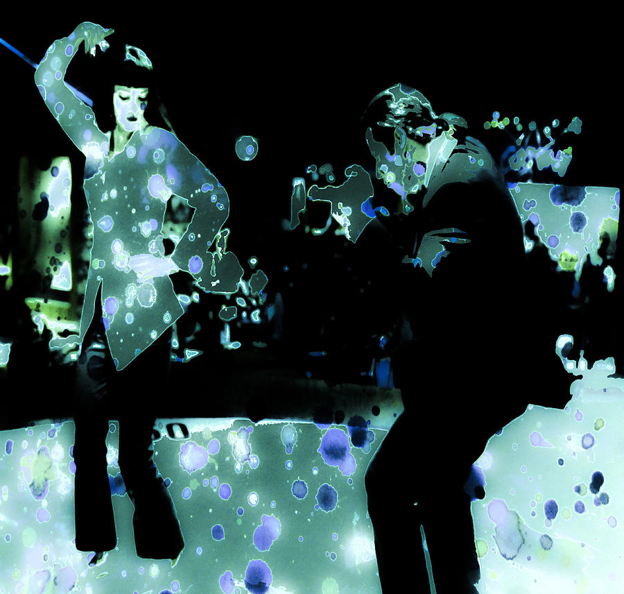Pulp Fiction Digital Art - Pulp Fiction Dance Glow by Brian Reaves