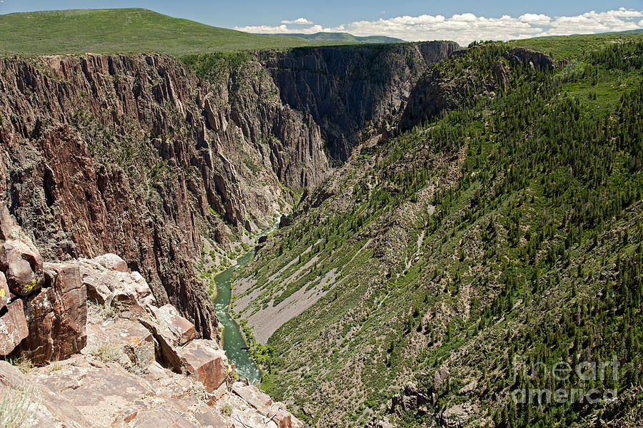 Pulpit Rock Overlook Black Canyon of the Gunnison Photograph by Fred Stearns