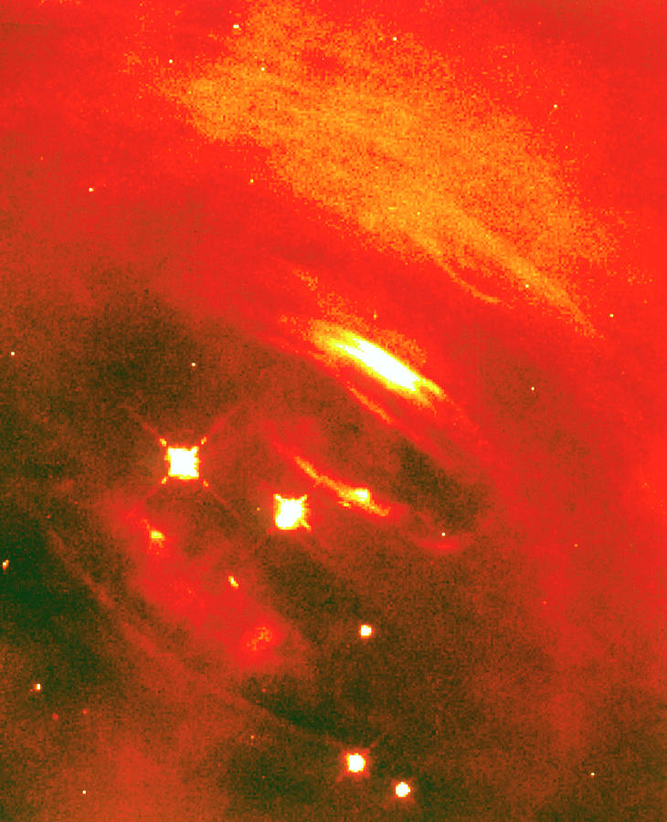 Pulsar At The Core Of The Crab Nebula Photograph by Nasa/esa/stsci/science Photo Library