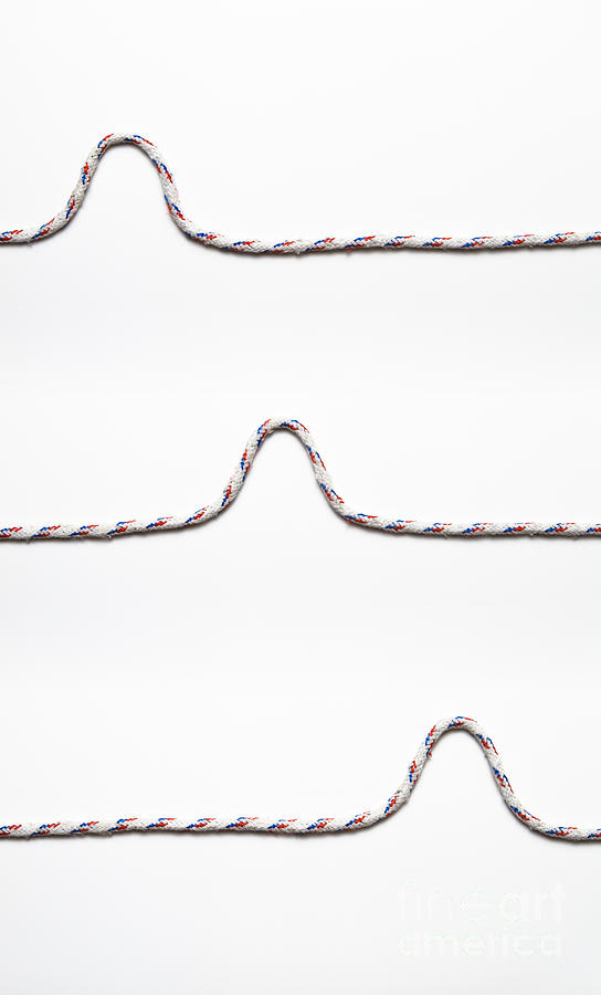Pulse Propagating In A Rope Photograph by GIPhotoStock