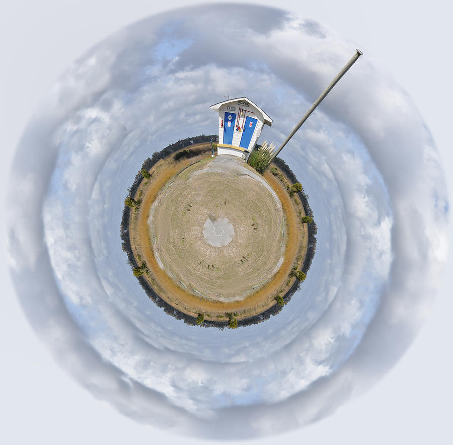 Pump Station Wee Planet Photograph by Paulette B Wright