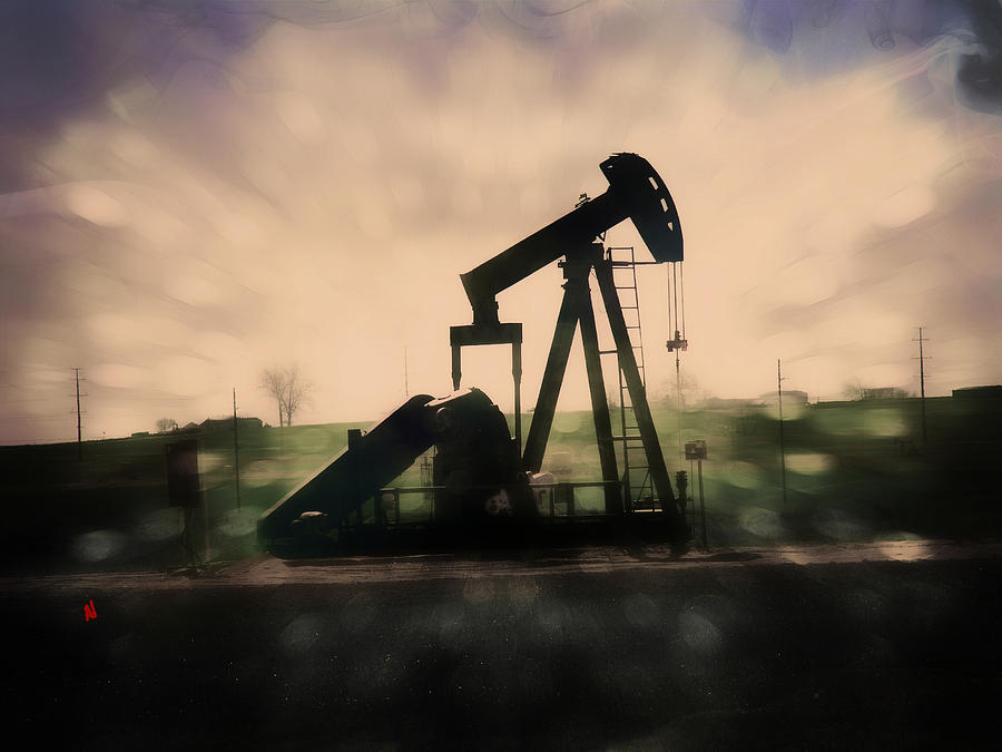 Pumpin Oil Photograph by Adam Vance