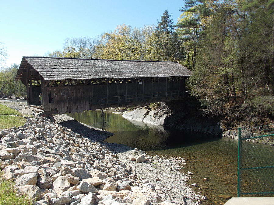 Pumping Station Covered Bridge Photograph by Catherine Gagne