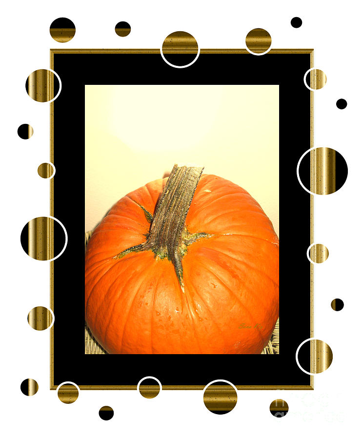 Pumpkin Card Photograph by Oksana Semenchenko