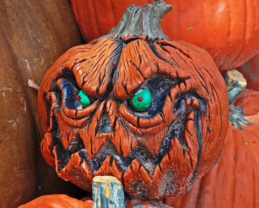Pumpkin Face Photograph by Aimee L Maher ALM GALLERY