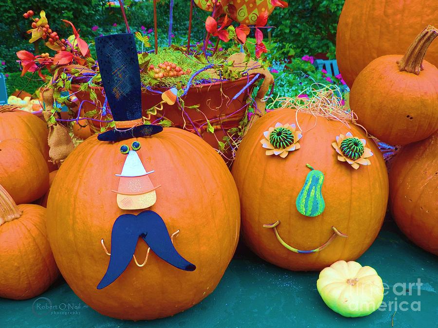 Pumpkin Fun Photograph by Robert ONeil