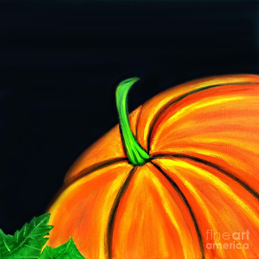 Pumpkin II Painting by Shelia Kempf