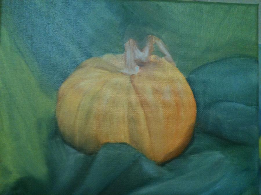 Pumpkin Painting by Sheila Mashaw