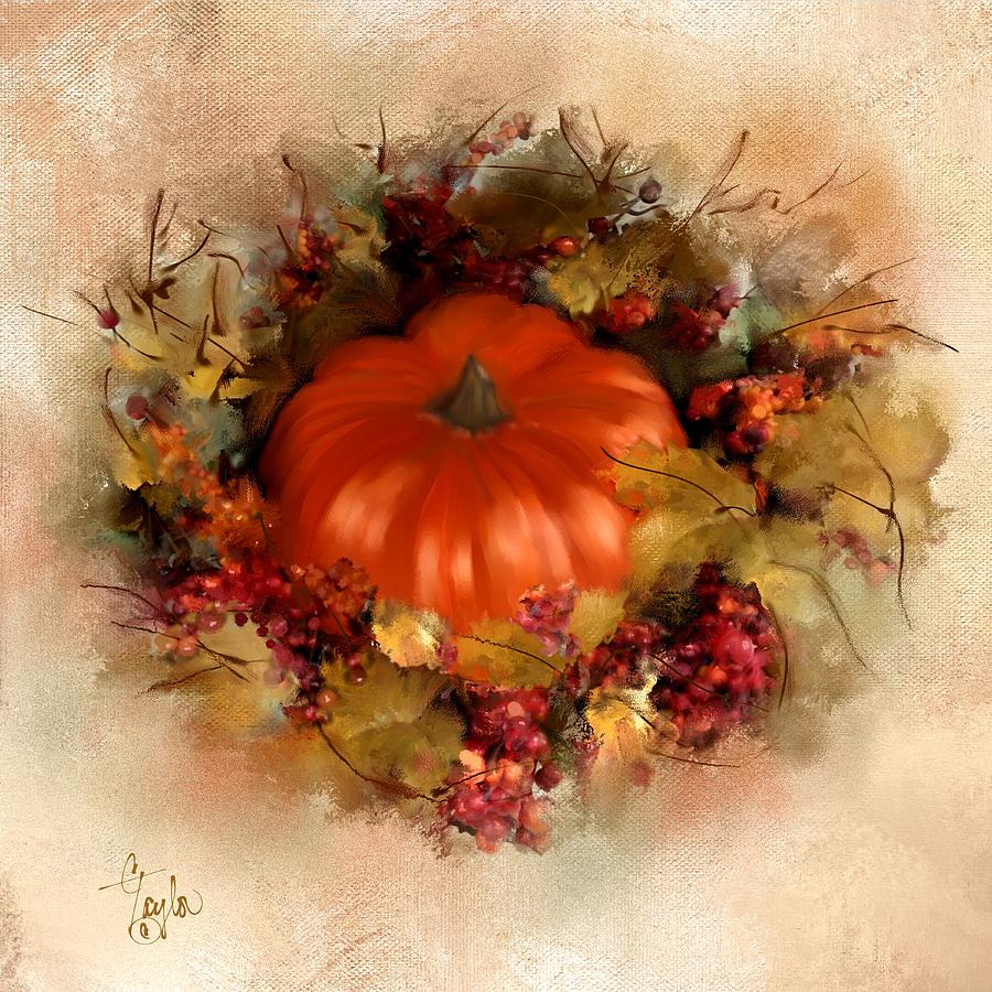 Spiced Pumpkin  Painting by Colleen Taylor