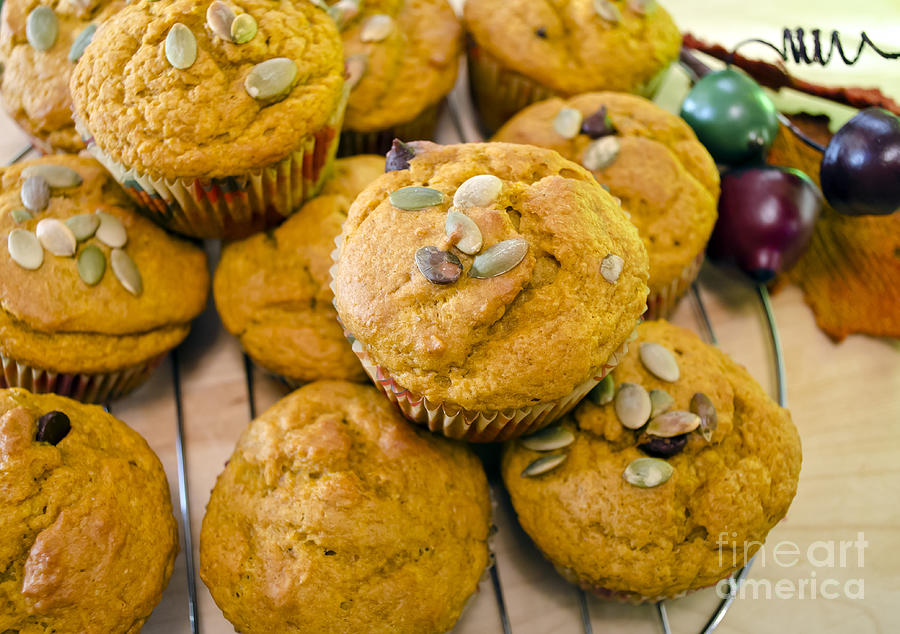 Pumpkin Spice Muffins for Fall Photograph by Maria Janicki