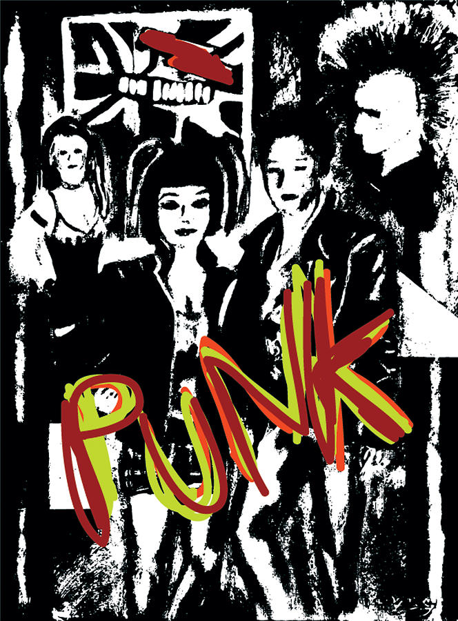 punk rock band drawings
