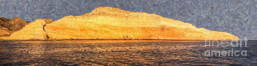 Punta Colorado sunrise Digital Art by Liz Leyden
