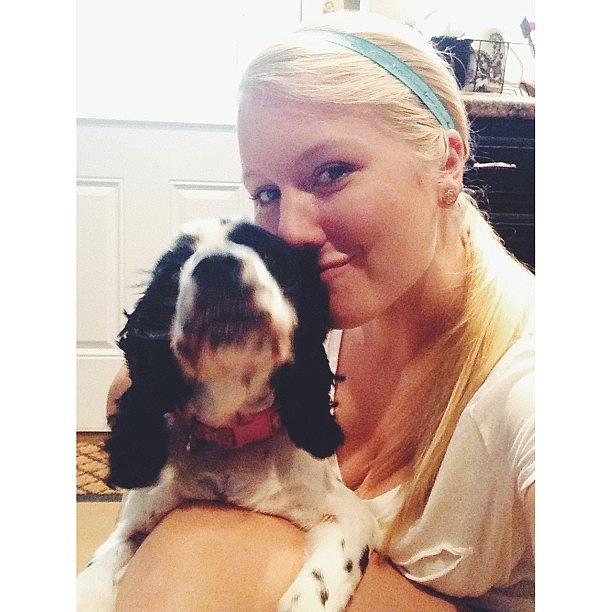 Vscocam Photograph - Puppy Love #squaready #vscocam by Kristin Coleman
