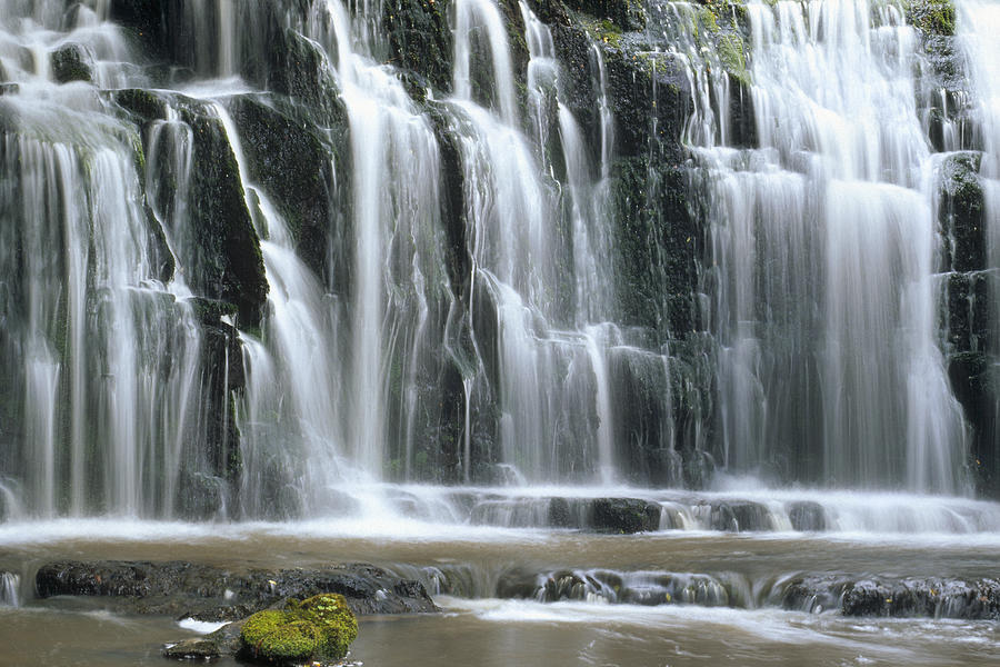 Purakaunui Falls And Rainforest Catlins Photograph by Konrad Wothe