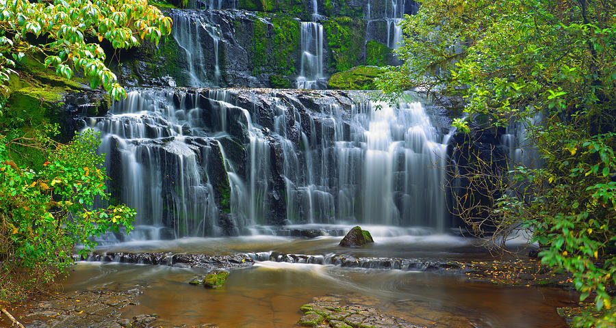 Purakaunui Falls Photograph by Henk Meijer Photography